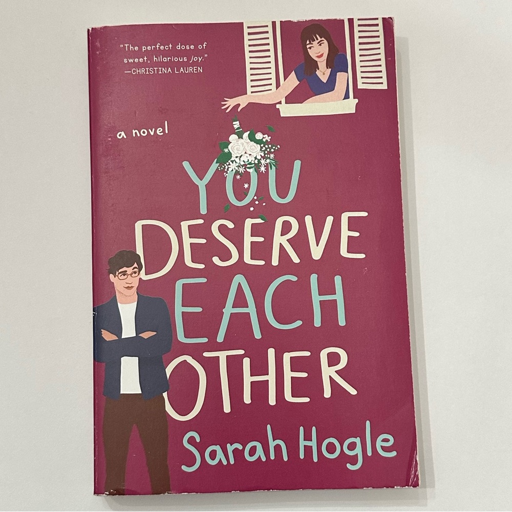 You Deserve Each Other by Sarah Hogle Paperback Book Romance